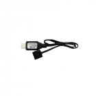 USB Charging Cable for SYMA W1 Brushless Four Axis Aircraft Accessories Remote Control Drone Lithium Battery Charger black