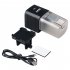 USB Charging Intelligent Remote Control Automatic Fish Feeder for Aquarium Fish Tank   Black L