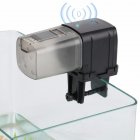 USB Charging Intelligent Remote Control Automatic Fish Feeder for Aquarium Fish Tank   Black L
