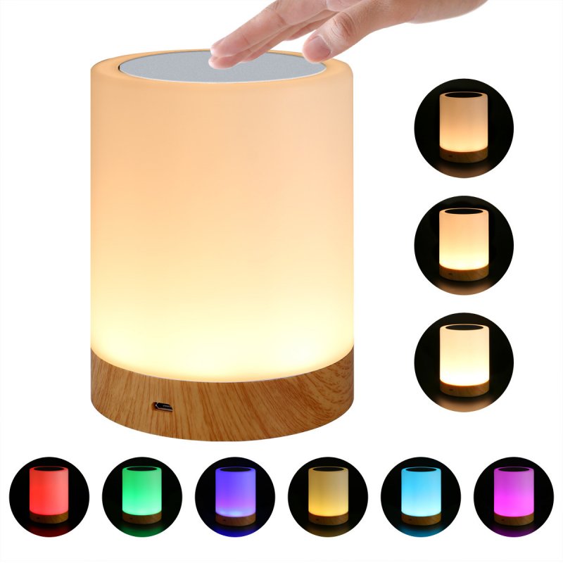 LED Night Lamp Colorful + Warm Light 4W