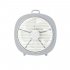 USB Charging Mini Fan with Light for Office Student Dormitory Tabletop Tibetan blue