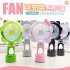 USB Charging Silent Small Fan Portable Handheld Fan for Home Office Student Dormitory black