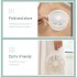 USB Desk Fan  5 Speeds Strong Air  LED Battery Level Display  Portable Fan With Night Light  Quiet Operation And Double 120   Rotate Table Fan White