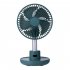 USB Desktop Fan Portable Rotation Angle Fan for Office Household Traveling blue 160 185 320mm
