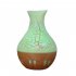 USB Essential Oil Diffuser Air Humidifier Mute Wood Aromatherapy Mist Maker Shallow crack   hollow