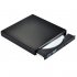 USB External DVD CD RW Disc Burner Combo Drive Reader for Windows 98 8 10 Laptop PC black