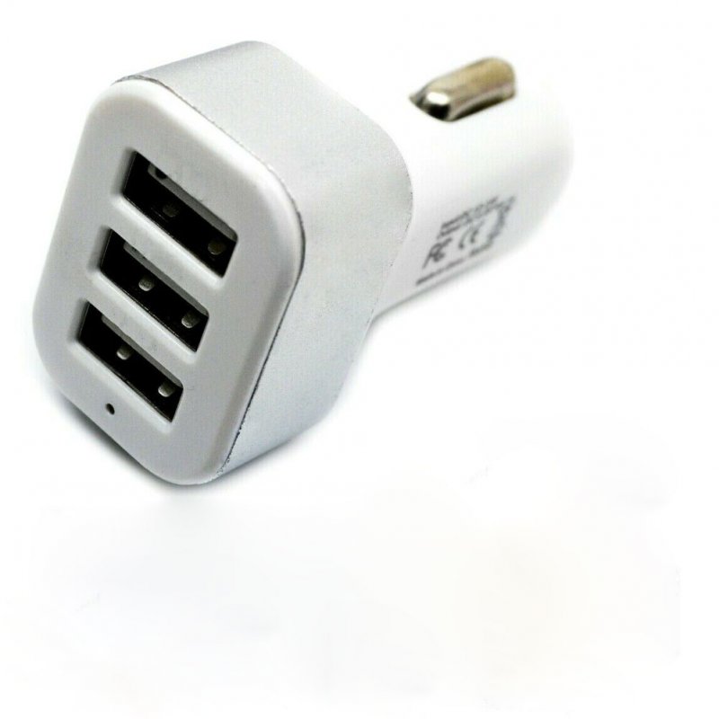 USB Fast Quick CAR Charger Adapter (16W) USB car cigarette lighter charger white