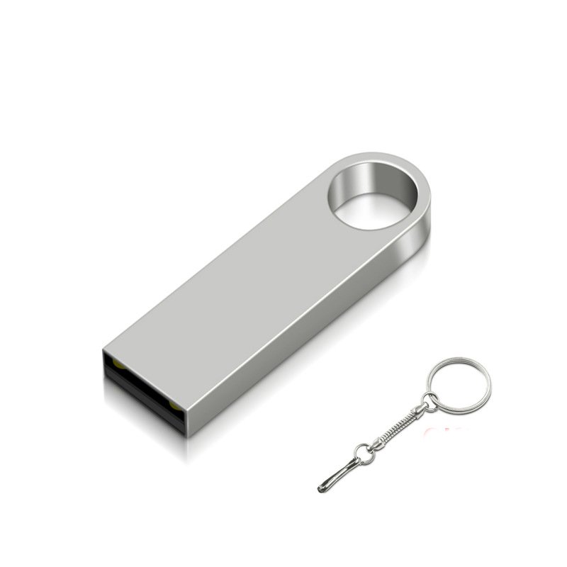 USB Flash Drive Pendrive Pen Drive 8/16/32/64 GB Metal U Disk High Speed USB Stick  Silver