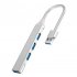 USB HUB 3 0 With 4 Ports 5V 1 5A Charging High Speed 5Gbps USB3 0 Sync Data USB Splitter For Computer Flash Drive USB3 0 4 port B gray