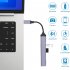 USB HUB 3 0 With 4 Ports 5V 1 5A Charging High Speed 5Gbps USB3 0 Sync Data USB Splitter For Computer Flash Drive USB3 0 4 port B gray