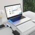 USB HUB 3 0 With 4 Ports 5V 1 5A Charging High Speed 5Gbps USB3 0 Sync Data USB Splitter For Computer Flash Drive USB3 0 4 port B gray