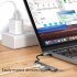 USB HUB 3 0 With 4 Ports 5V 1 5A Charging High Speed 5Gbps USB3 0 Sync Data USB Splitter For Computer Flash Drive USB3 0 4 port B gray