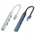 USB HUB 3 0 With 4 Ports 5V 1 5A Charging High Speed 5Gbps USB3 0 Sync Data USB Splitter For Computer Flash Drive USB3 0 4 port B gray