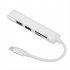 USB Hub USB Extension Multiport Adapter Splitter 1 USB 3 0 2 USB 2 0 With TF SD Card Reader For Laptop Desktop PC White