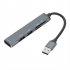 USB Hub USB Extension Multiport Adapter Splitter 1 USB 3 0 2 USB 2 0 With TF SD Card Reader For Laptop Desktop PC White