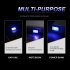 USB LED Car Interior Atmosphere Light Feet Lamp Illumination Decoration Light  Ice Blue light