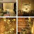 USB LED Curtain String Light With Remote Control IP44 Waterproof 8 Flashing Modes Window Fairy Lights For Merry Christmas Decorations blue