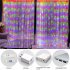 USB LED Curtain String Light With Remote Control IP44 Waterproof 8 Flashing Modes Window Fairy Lights For Merry Christmas Decorations blue