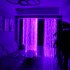 USB LED Curtain String Light With Remote Control IP44 Waterproof 8 Flashing Modes Window Fairy Lights For Merry Christmas Decorations blue