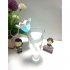 USB Mini Desktop Air Humidifier Portable Silent Water Diffuser for Office Driving Bedroom  Lotus white