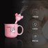 USB Mini Desktop Air Humidifier Portable Silent Water Diffuser for Office Driving Bedroom  lotus throne Pink