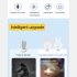 USB Night Light Intelligent Voice Control 3 Color Adjustable Brightness USB Plug in LED Night Lamp For Nursery Dorm Bedroom White