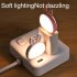 USB Night Light Intelligent Voice Control 3 Color Adjustable Brightness USB Plug in LED Night Lamp For Nursery Dorm Bedroom White
