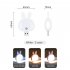 USB Night Light Intelligent Voice Control 3 Color Adjustable Brightness USB Plug in LED Night Lamp For Nursery Dorm Bedroom White
