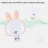 USB Night Light Intelligent Voice Control 3 Color Adjustable Brightness USB Plug in LED Night Lamp For Nursery Dorm Bedroom White