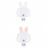 USB Night Light Intelligent Voice Control 3 Color Adjustable Brightness USB Plug in LED Night Lamp For Nursery Dorm Bedroom White