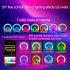 USB Night Light with Clock Alarm Function 15W Wireless Fast Charging Touch Control Colorful Light Work with Alexa Black