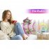 USB Night Light with Clock Alarm Function 15W Wireless Fast Charging Touch Control Colorful Light Work with Alexa Black