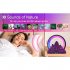 USB Night Light with Clock Alarm Function 15W Wireless Fast Charging Touch Control Colorful Light Work with Alexa Black