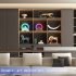USB Night Light with Clock Alarm Function 15W Wireless Fast Charging Touch Control Colorful Light Work with Alexa Black