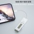 USB OTG Converter Electric Piano MIDI Keyboard Lightning to USB Camera Adapter For iPhone 11Pro Max iPad Support iOS 13 white