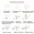 USB Portable Ultrasonic Turbine Washing Machine Mouse Laundry Cleaning Machine for Clothes Fruit Jewelry Glasses Vegetables Black