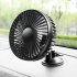 USB Powered Car Mini Fan  3 Speeds Adjustable Powerful Airflow Single Head Cooling Fan  Low Noise Motor Cooler Cooling Fan  For Sedan SUV RV Boat Suction cup ty
