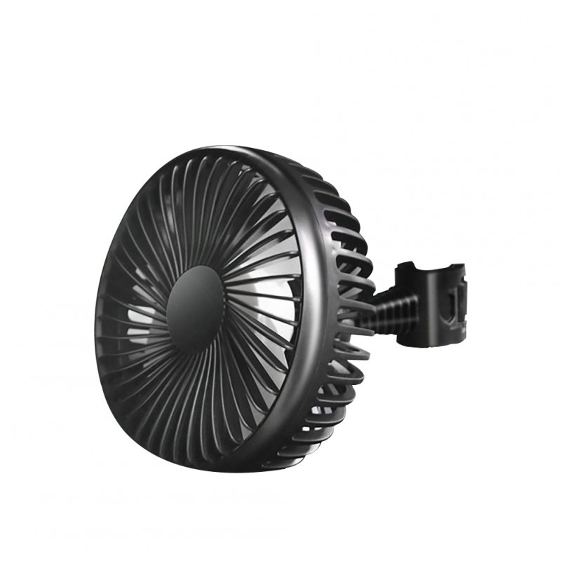 USB Powered Car Mini Fan, 3 Speeds Adjustable Powerful Airflow Single Head Cooling Fan, Low Noise Motor Cooler Cooling Fan, For Sedan SUV RV Boat Chair back