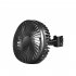 USB Powered Car Mini Fan  3 Speeds Adjustable Powerful Airflow Single Head Cooling Fan  Low Noise Motor Cooler Cooling Fan  For Sedan SUV RV Boat Suction cup ty