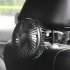 USB Powered Car Mini Fan  3 Speeds Adjustable Powerful Airflow Single Head Cooling Fan  Low Noise Motor Cooler Cooling Fan  For Sedan SUV RV Boat Chair back