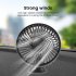 USB Powered Car Mini Fan  3 Speeds Adjustable Powerful Airflow Single Head Cooling Fan  Low Noise Motor Cooler Cooling Fan  For Sedan SUV RV Boat Chair back