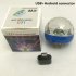 USB RGB Colors Change Magic Ball Lamp with Voice Control Adapter for Android red