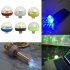 USB RGB Colors Change Magic Ball Lamp with Voice Control Adapter for Android red