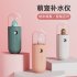 USB Rechargable Air Humidifier Handheld Portable Steamed Face Mist Spray for Home Bunny  pink 