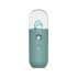 USB Rechargable Air Humidifier Handheld Portable Steamed Face Mist Spray for Home Little dinosaur  green 