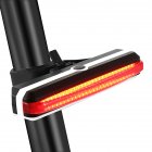 USB Rechargeable Bike Tail Light  Powerful 100 Lumens LED 5 Modes Flashing Safety Light