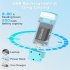 USB Rechargeable Book Light For Reading In Bed Car  Portable Clip on LED Reading Light With USB Charging Cable 3 Colors And 5 Brightness Reading Light For Book 