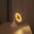 USB Rechargeable Light Motion Sensor 360Degree Rotating Induction Lamp for Closet Corridor Cabinet Stairs White light