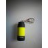 USB Rechargeable Portable LED Light Flashlight Keychain Lamp Pocket Mini Torch Green