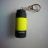 USB Rechargeable Portable LED Flashlight   Keychain Lamp Pocket Mini Torch  Black